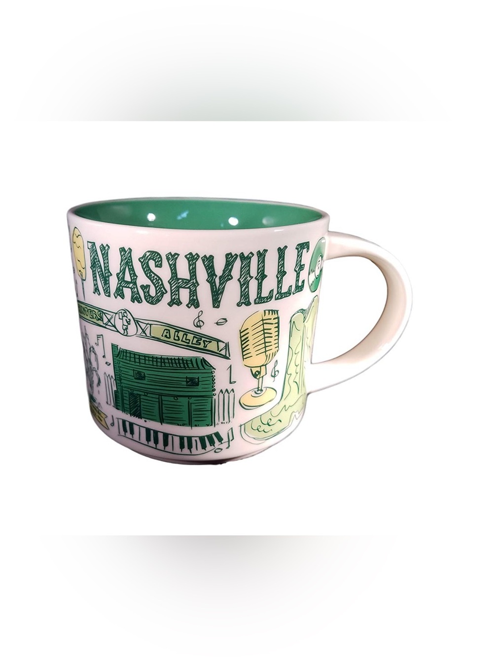 Starbucks BEEN THERE SERIES Nashville ceramic 14oz Mug